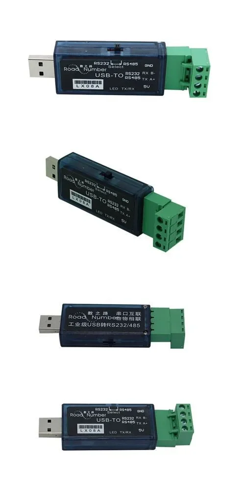 Lx08a Usb Naar 485, Usb Naar 232 Usb Naar Rs232 485 Dubbele Functie Converter Twee-Weg Transparante Transmissie 500M Seriële Kabel