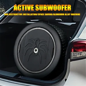 Subwoofer 12 Inci Untuk Coche Audio Mobil Modifikasi Ban Serep Universal Aktif Subwoofer 800W dengan Aksesori Mobil Remote Control 10 speaker penjualan terbaik 12 inci - №