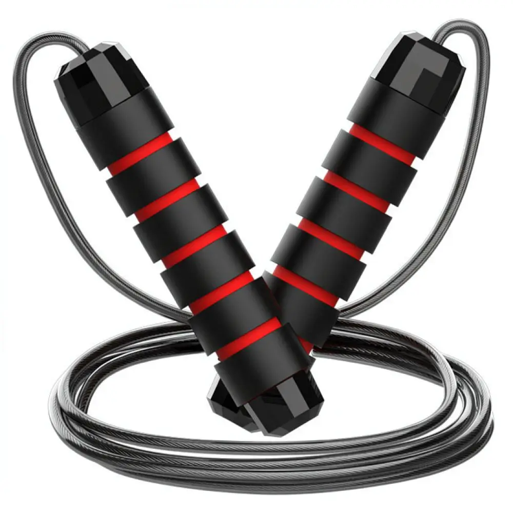 High Speed Steel Wire Jump Rope Adjustable Fitness Skipping Tool For Students Sports Training Workout Equipment