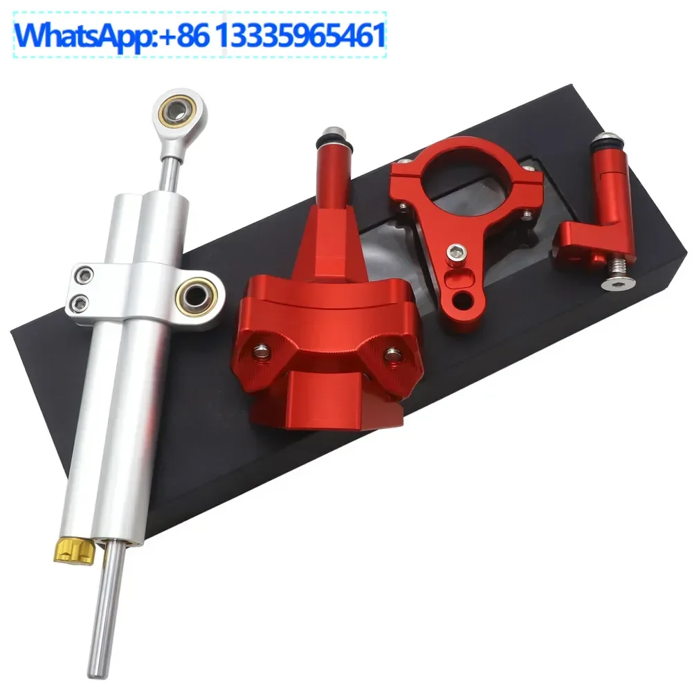 

For Ninja 400 Motorcycle Steering Stabilizer Shock Absorber Damper Titanium Ruler