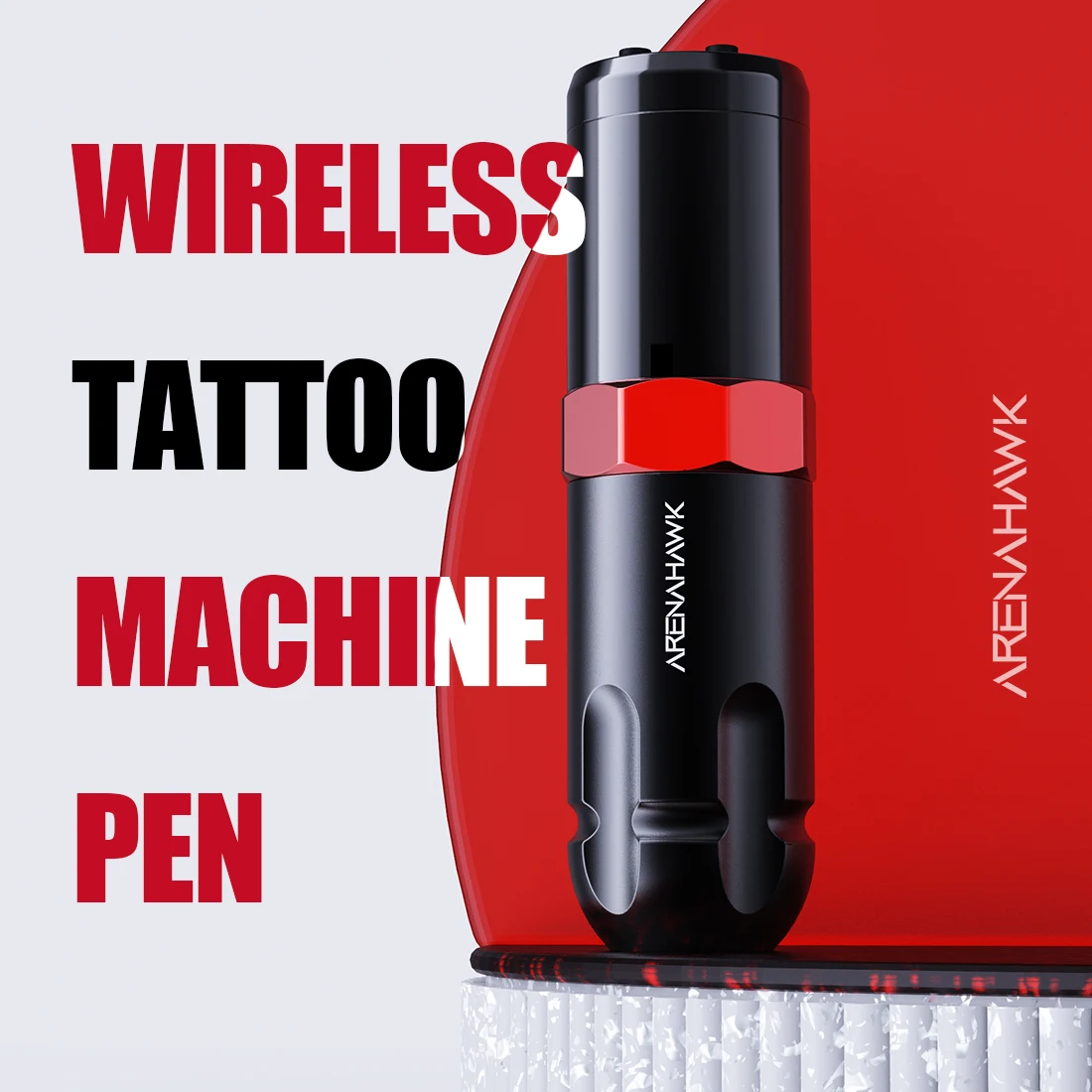 Arenahawk 3.5mm Stroke Wireless Tattoo Pen with Wireless & RCA Mode Rotary Tattoo Machine Tattoo Supplies