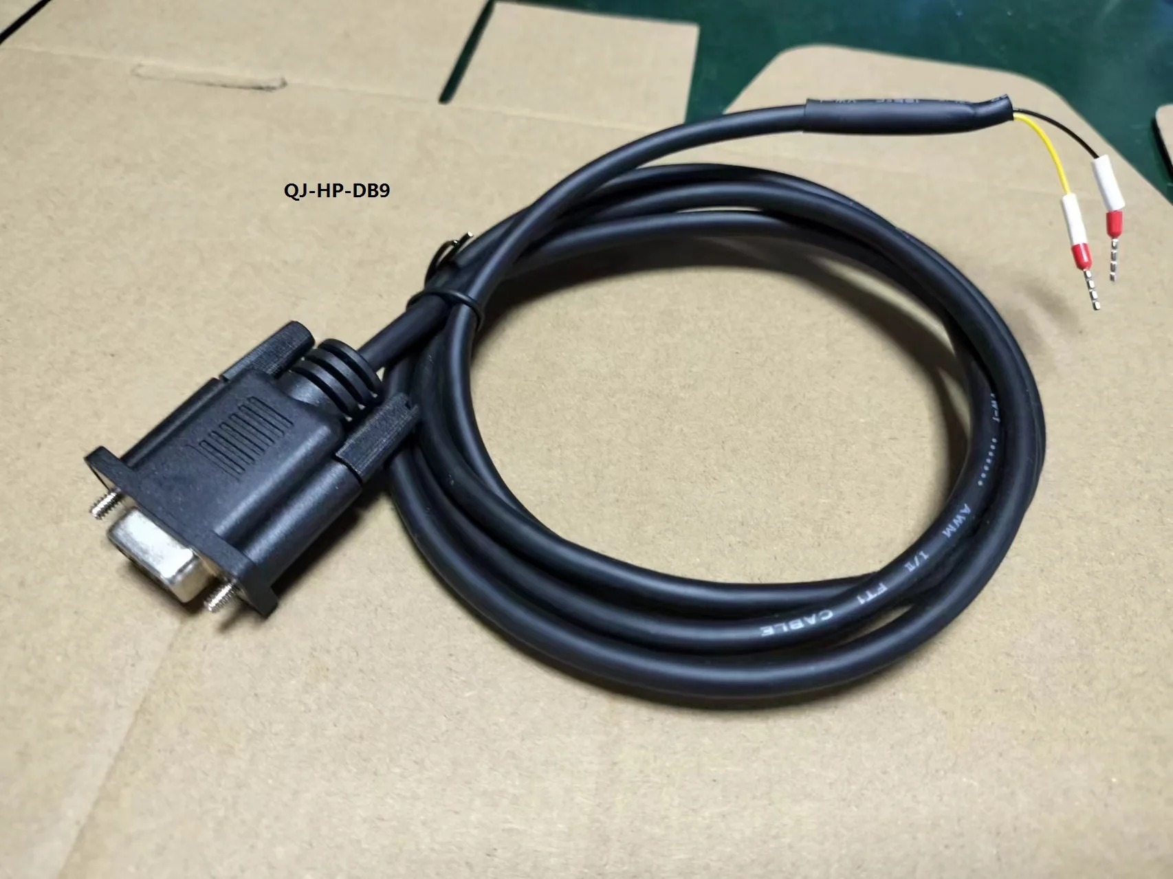 Huaqingjun PLC HMI Communication DB9 Cable for Industrial Automation