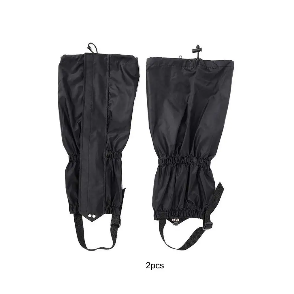 

2 Pieces Leg Gaiter Camping Hiking Traveling Trekking Polyester Waterproof Leggings Snow Hunting Dustproof Legs Cover