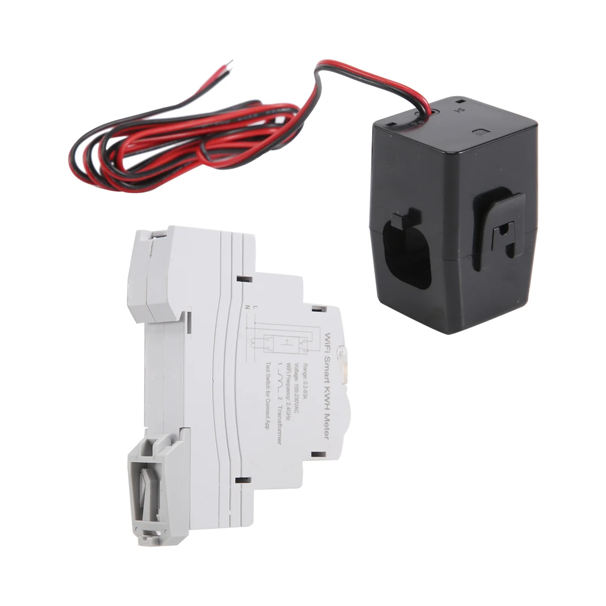 

ATMS1603 Tuya, однофазный Wi-Fi, интеллектуальный счетчик энергии, 100 А, DIN-рейка, точно измерительный вольтметр, амперметр, мощность