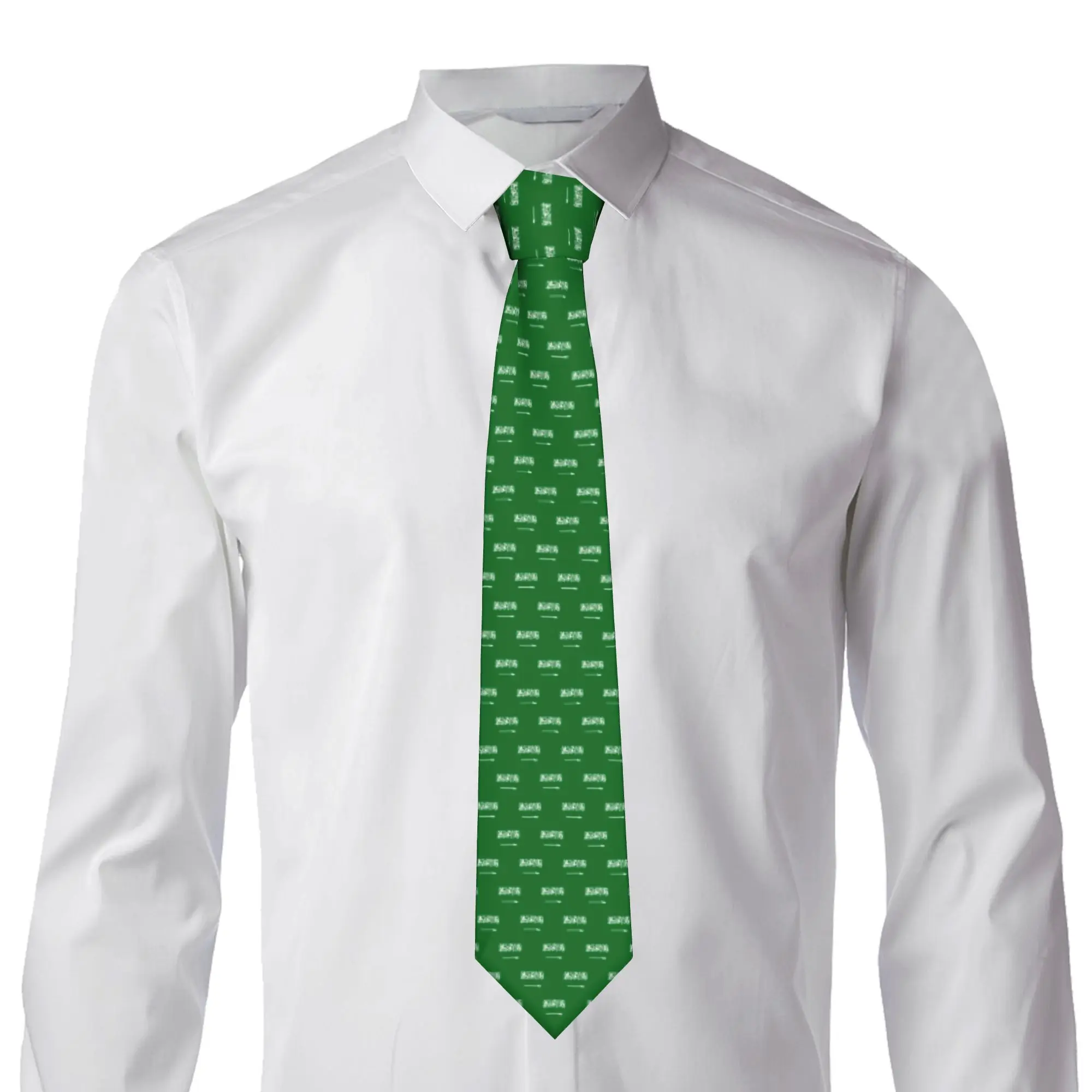Flag Of Saudi Arabia Ties Mens Fashion Silk  Neckties for Business