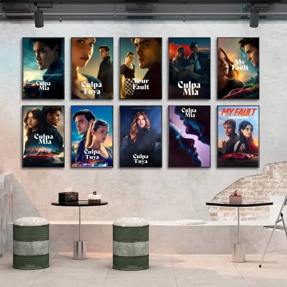 بلدي خطأ Culpa ميا 2023 فيلم خمر أنيمي الملصقات لزجة ورق أبيض يطبع الملصقات الفنية Kawaii غرفة ديكور #6