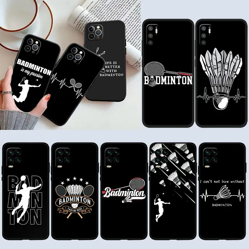 AR15 Badminton Sports Shell Phone Case for Samsung Galaxy Note 10 20 S23 S24 S25 Ultra FE Plus Edge Lite A02S A35 A07 A17