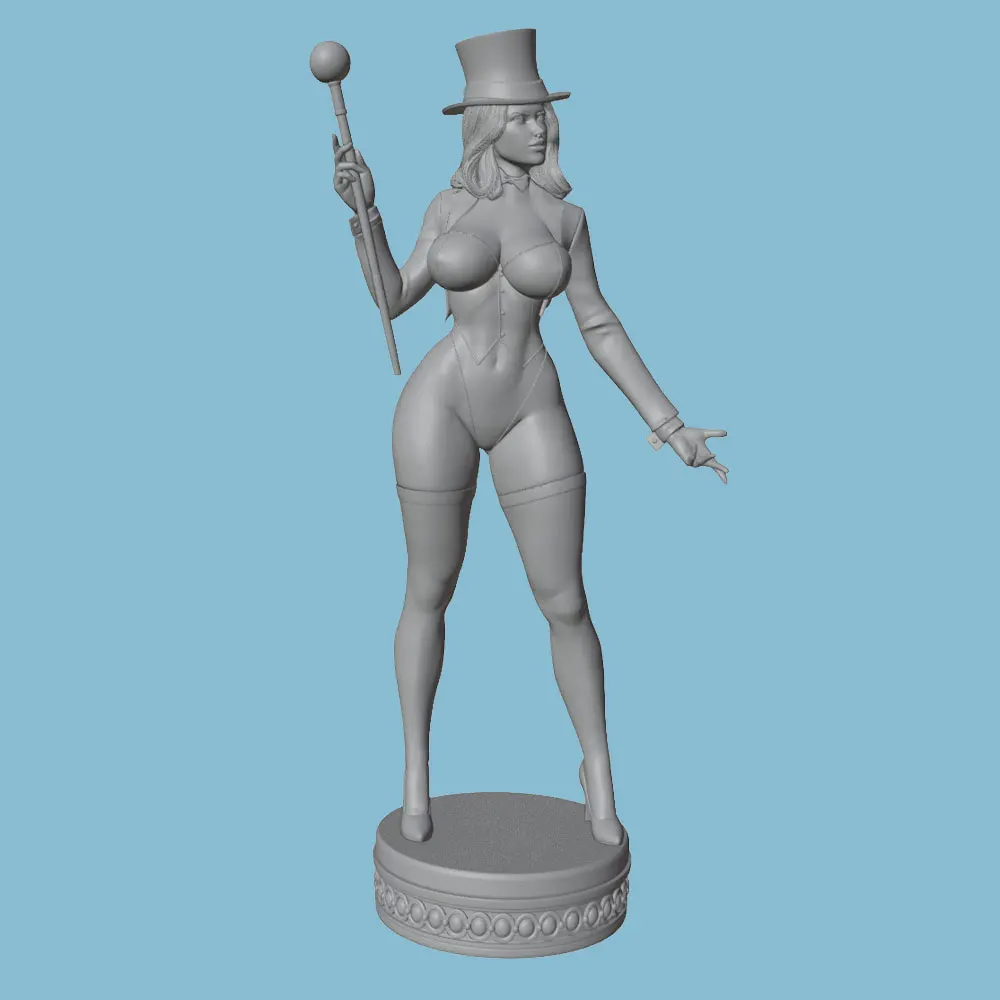Figura decorativa en resina 1:24 Sexy Magician - kit pintable para gato - imagen 3