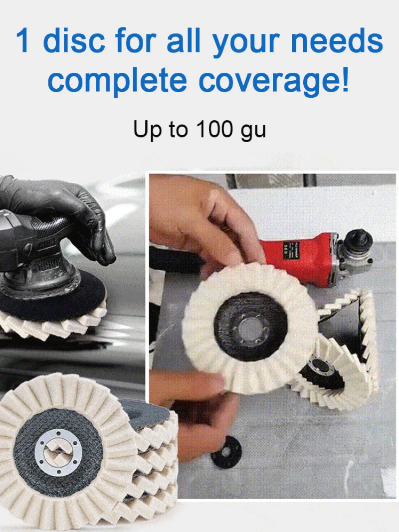 Flat Black Mesh Wool Felt Polishing Wheel for Angle Grinder Buffing Lapping Disc Industrial Precision Impeller Wheel