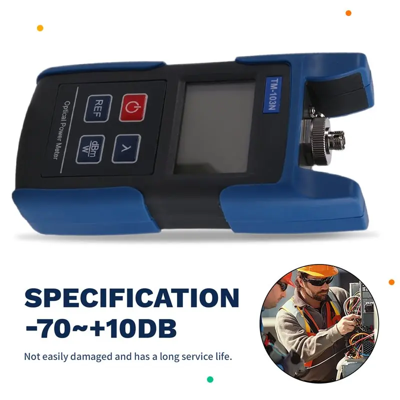 ABLJ TM-103N OPM مقياس الطاقة الضوئية للألياف FC SC موصل اختبار كابل الألياف الضوئية