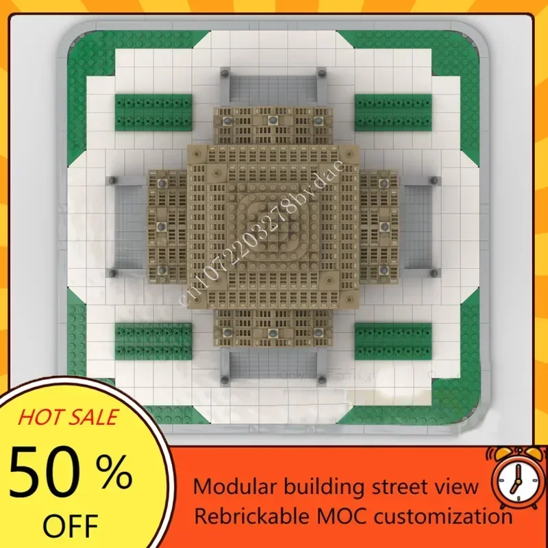 2734PCS Villa La Rotonda Modulaire MOC Custom Street View Model Creatieve Architectuur DIY Montage Puzzel Educatief Speelgoed Cadeau