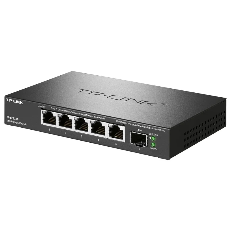 TL-LINK  TL-SE2106 5 Ports 2.5G and 1 Ports 10Gbps(SFP+) Cloud Management Ethernet Switch SH1005 upgrade