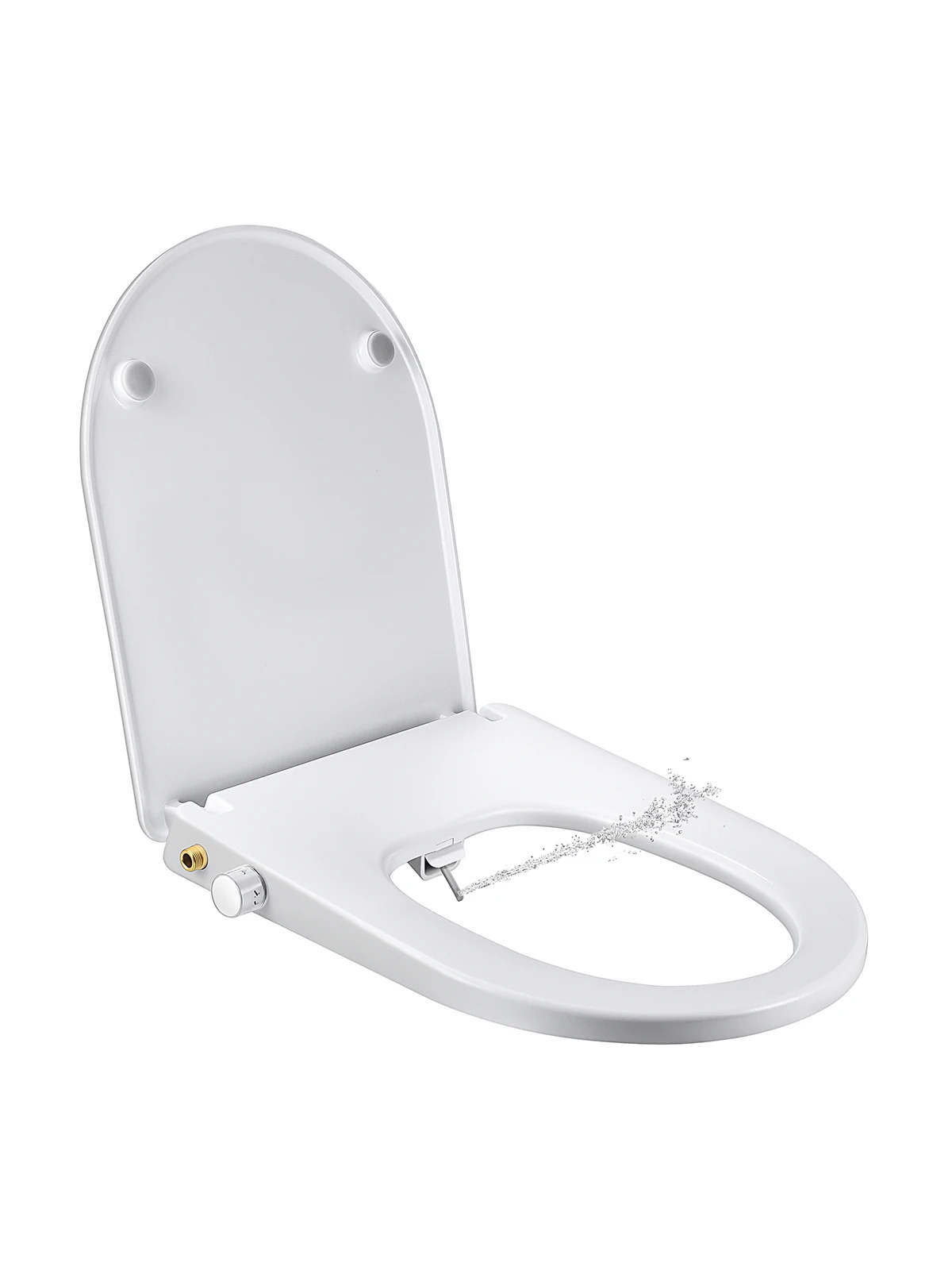 Samodra Nicht elektrische Bidet-Toilettensitze, weiß (nur für europäische Toiletten geeignet) – Detail 11