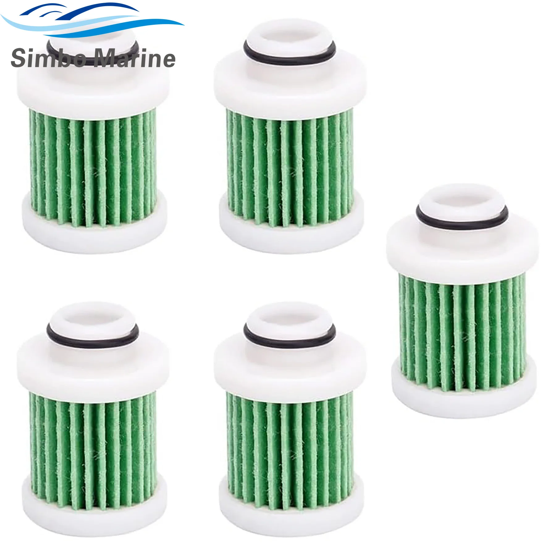 5 Pcs Fuel Filter Compatible with Yamaha 4-Stroke F 25 30 40 50 60 70 80 100 115 130 HP Outboard Motor 6D8-WS24A-00 6D8-24563-00