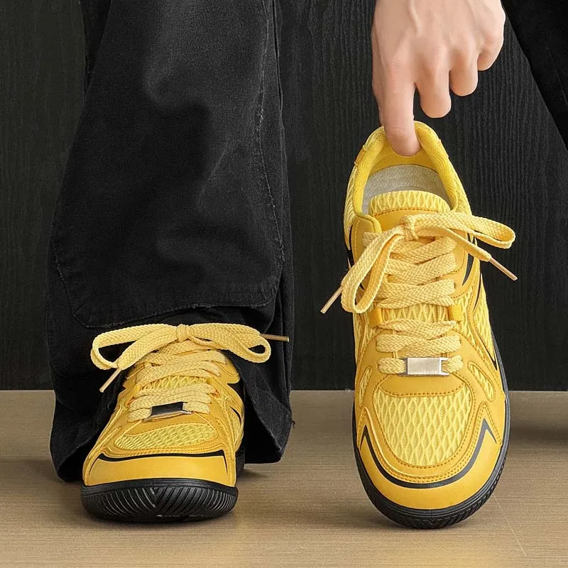 

Autumn Summer Men Sport Casual Shoes Mesh Breathable Anti Slip Soft Sole Outdoor Travel Running Daily Sneakers