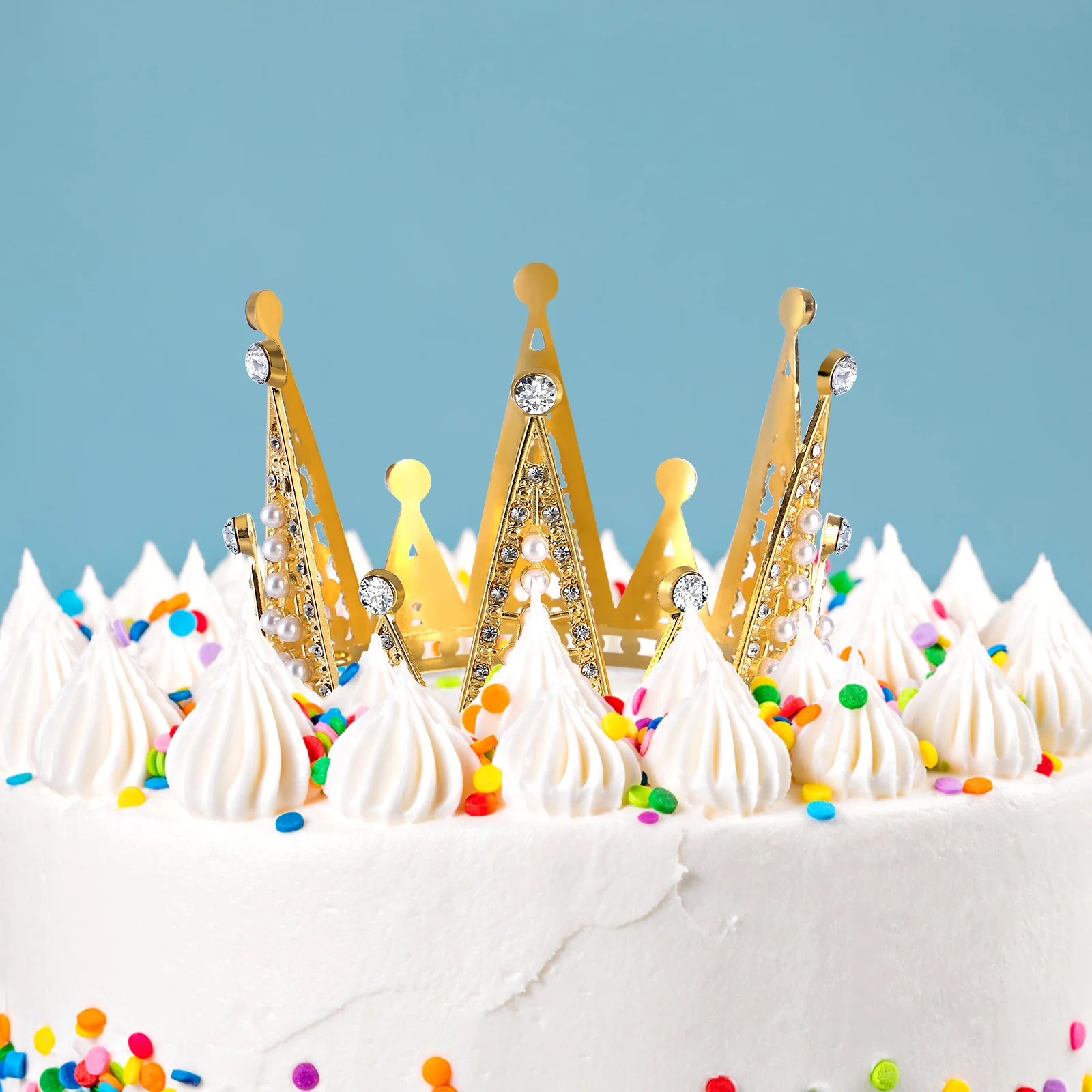 لؤلؤة تاج الديكور سبيكة أزياء رائعة العروس الزفاف تاج الحلي حزب كعكة الديكور الخبز كعكة الزينة