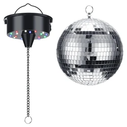 Disco Ball Decor With Light And Disco Ball-Battery Powered Disco Ball Light, Christmas Party, DJ Club Party Supplies Easy To Use