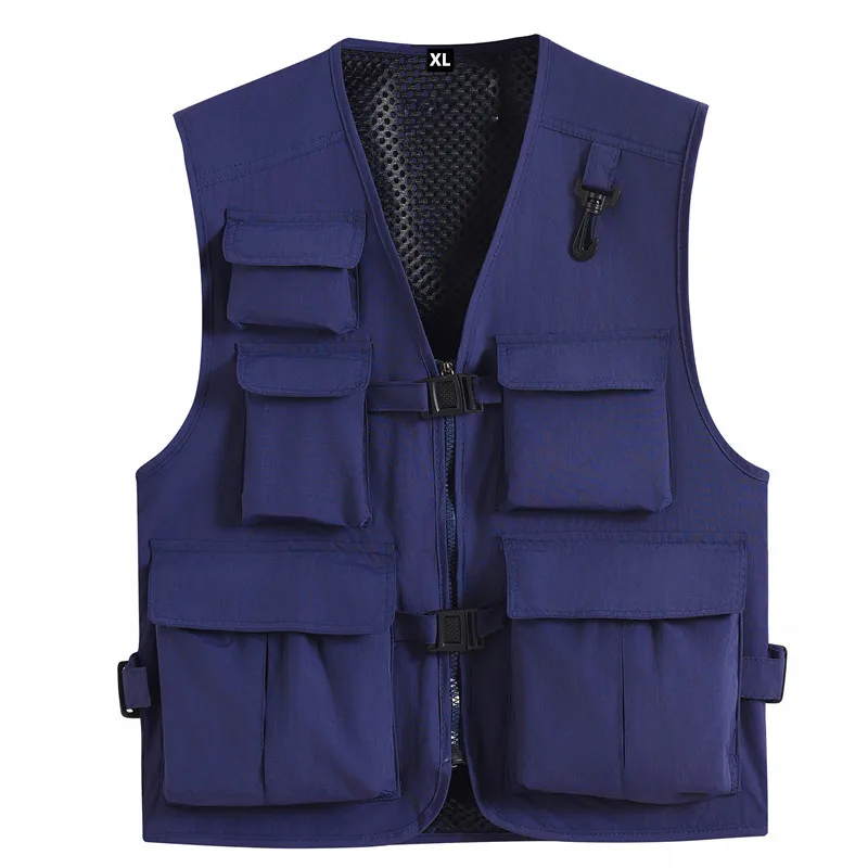 

Multi Pockets Vest Men Outdoor Photography Fishing Waistcoat Sleeveless Jacket
