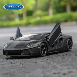 WELLY 1:36 Lamborghini Aventador LP700-4 Alloy Sports Car Model Diecast Simulation Metal Toy Car Model Collection Childrens Gift