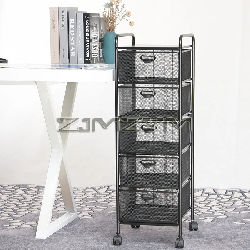 A4 Metal Drawer File Cabinet, Office Jewelry Storage Box, Sorting Box, Files Removable File Shelving