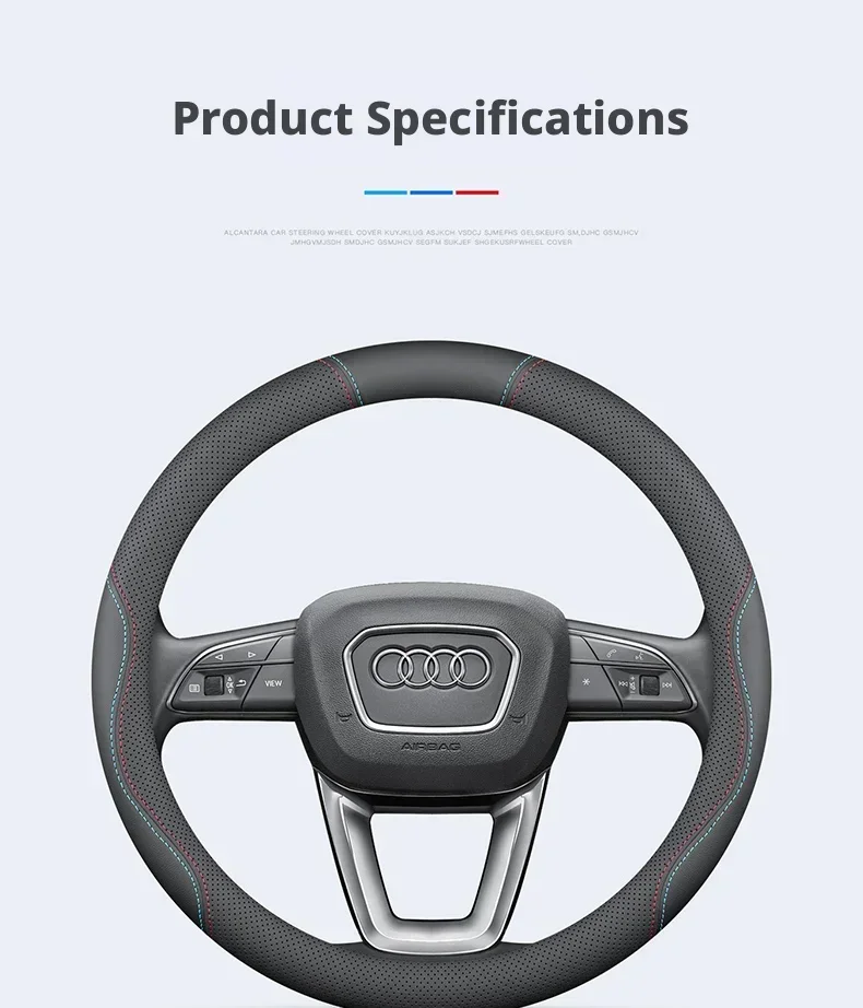 2026 MG Lenkradbezug aus Nappaleder, passend für MG4 EV, MG ZS, MG HS, MG3 Hybrid+, MG5 EV, MGS6 EV, Cyberster Autozubehör – Detail 13