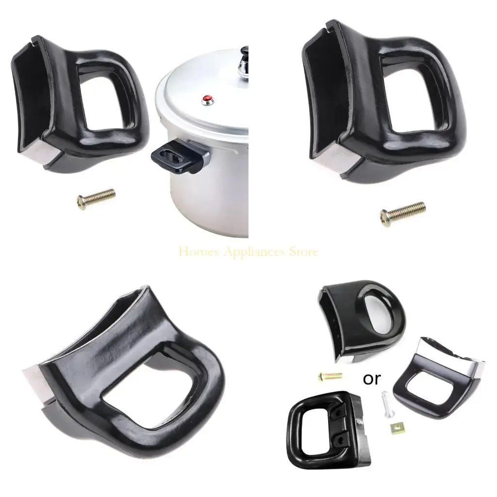 D0AB Pans a singolo manici laterali per padella corta maniglia laterale Sostituzione Cookware cotturatore Short Shead Hands