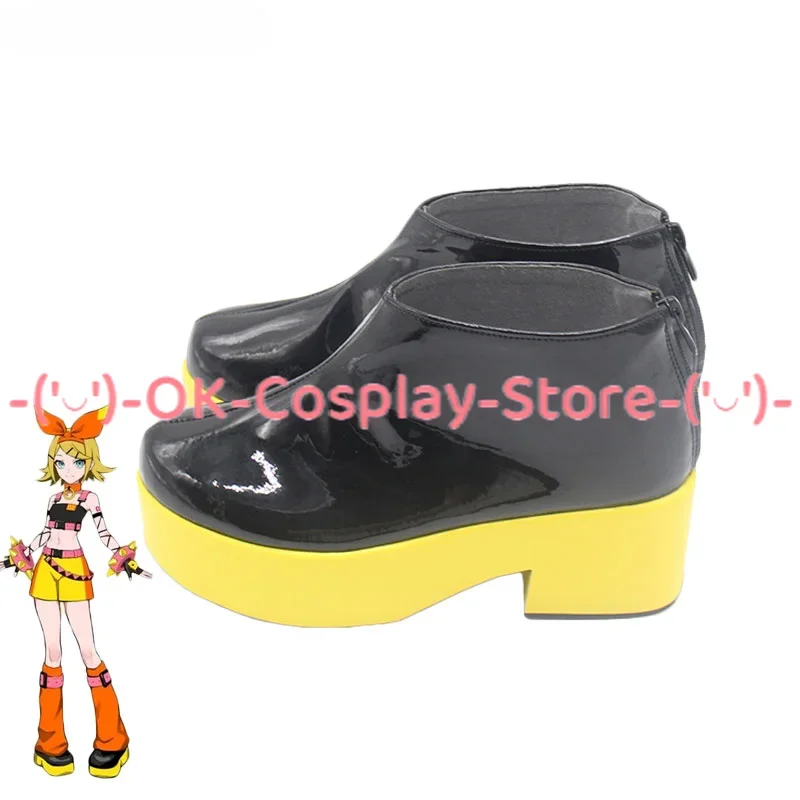 [Personalizado] rin cosplay sapatos anime jogo roleplay traje prop halloween carnaval festa botas de couro do plutônio