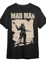 Mad Max Graphic T-Shirt for Men Streetwear Short Sleeve Tee with Bold Gun Action Print Spandex Blend Regular Fit
