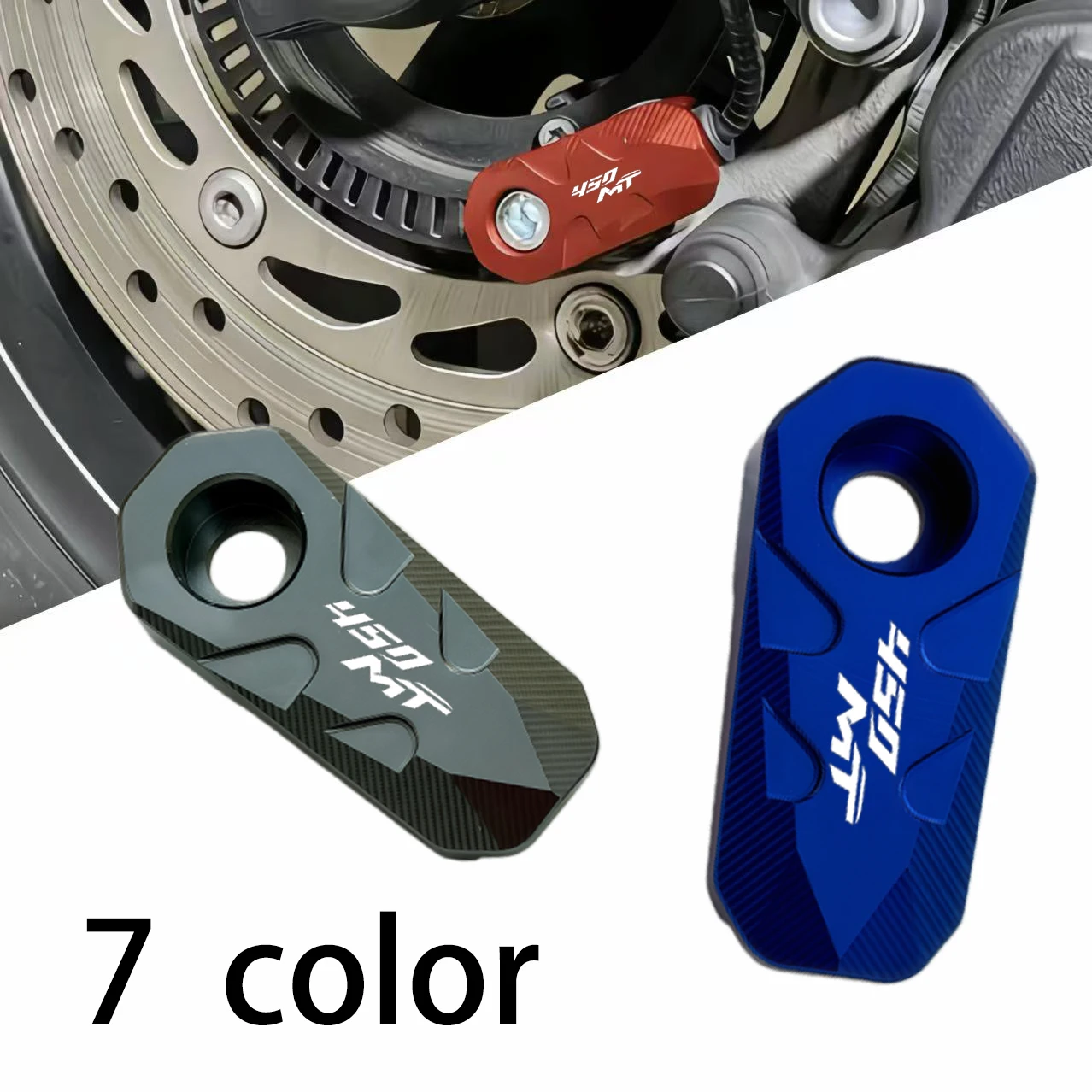 

For CFMOTO MOTO CF 450MT 450 MT MT450 Motorcycle CNC Aluminum Front Rear Wheel ABS Sensor Protection Guard Cover