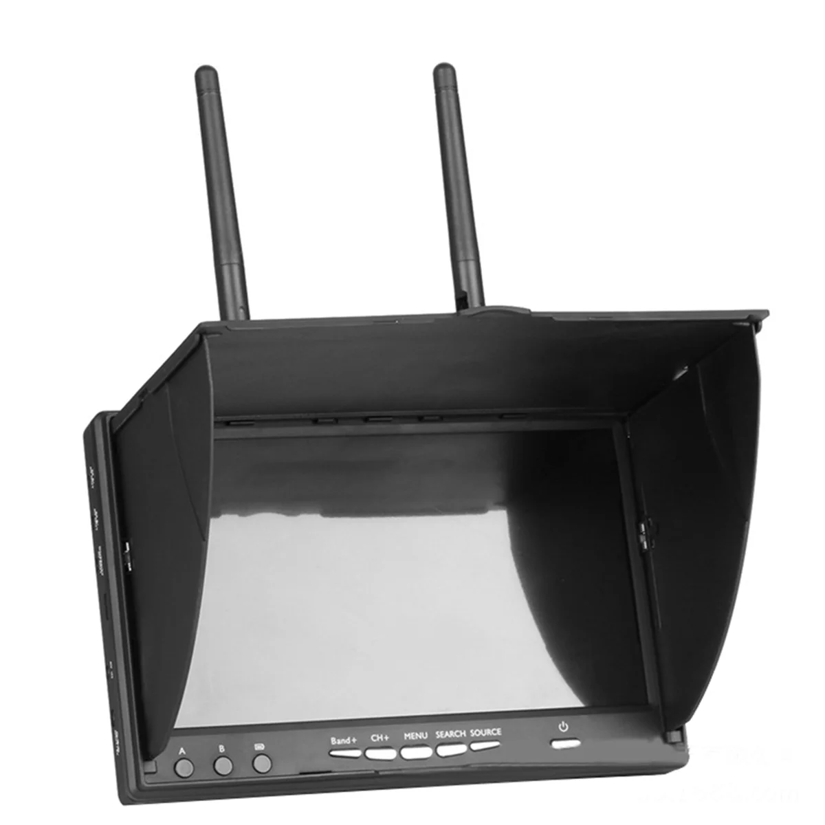 Moniteur FPV avec écran LCD, récepteur de touristes intégré pour importateur RC FPV, quadrirotor, prise UE, A02I, 5.8G, 800x480, 40CH, 7 pouces