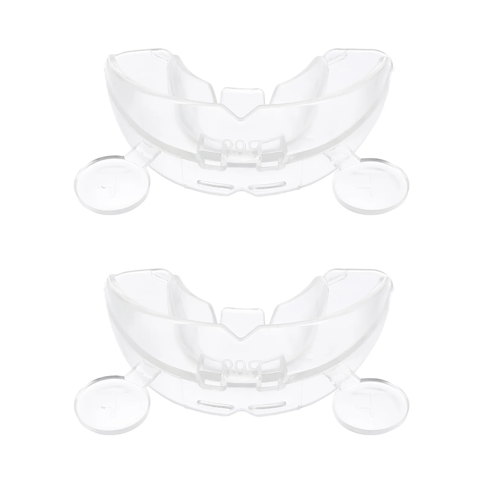 

2pcs Adult Tooth Corrector Night Molar Protector Grinding Relief Silicone Braces Mouth Guard Different Dental Arch