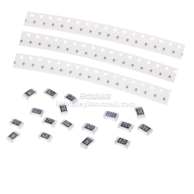 100PCS/LOT 1206 1% SMD Resistor 0R ~ 10M 1/4W 0 1 10 100 150 220 330 Ohm 1K 2.2K 10K 100K 0R 1R 10R 100R 150R 220R 330R 1M 10M