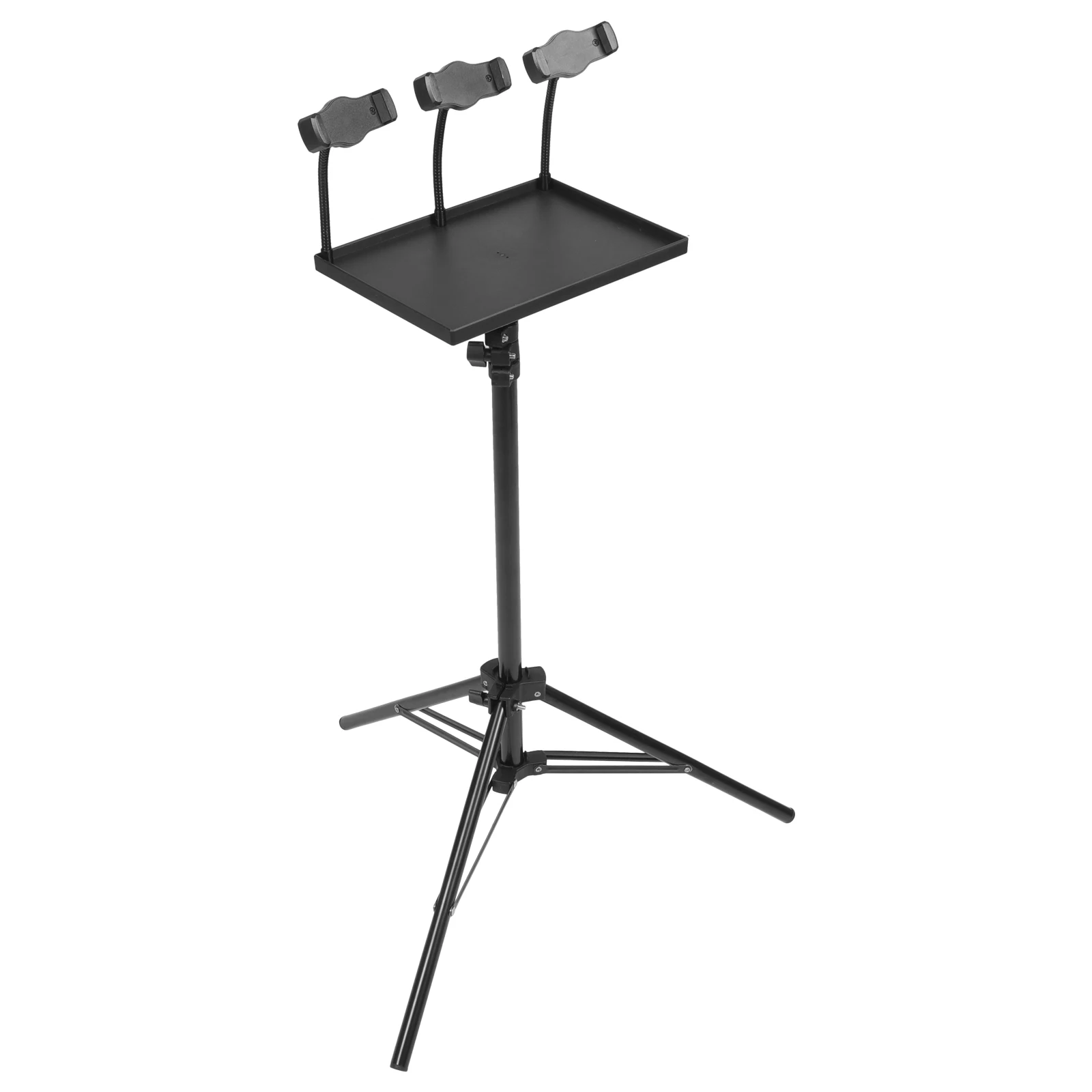 

Live Bracket Projector Holder Tripod Stand Thick Tray Laptop Compatible Adjustable Height Outdoor Selfie Stability