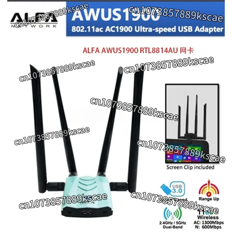

Alfa AWUS1900 8814AU Kali Netscout Airmagnet Acrylicwifi Support