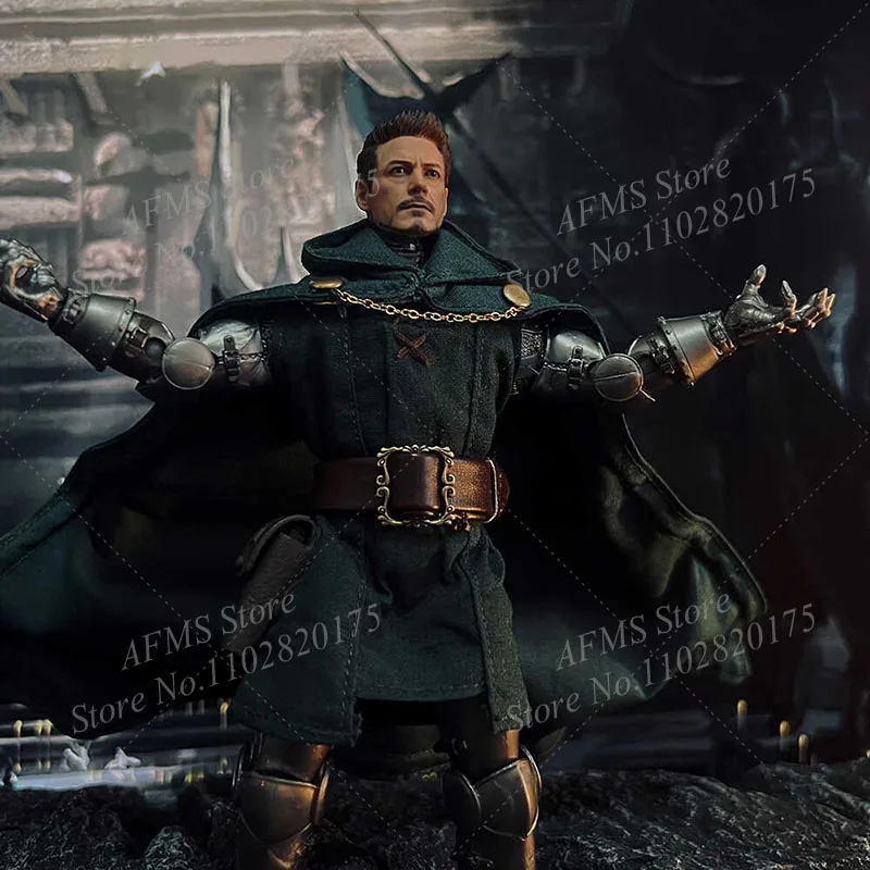 1/12 männer Soldat Doktor Doom Umhang Cosplay Comics Puppen Victor Von Doom Cape Kleidung Für 6 Zoll ML Action Figur modell – Detail 8