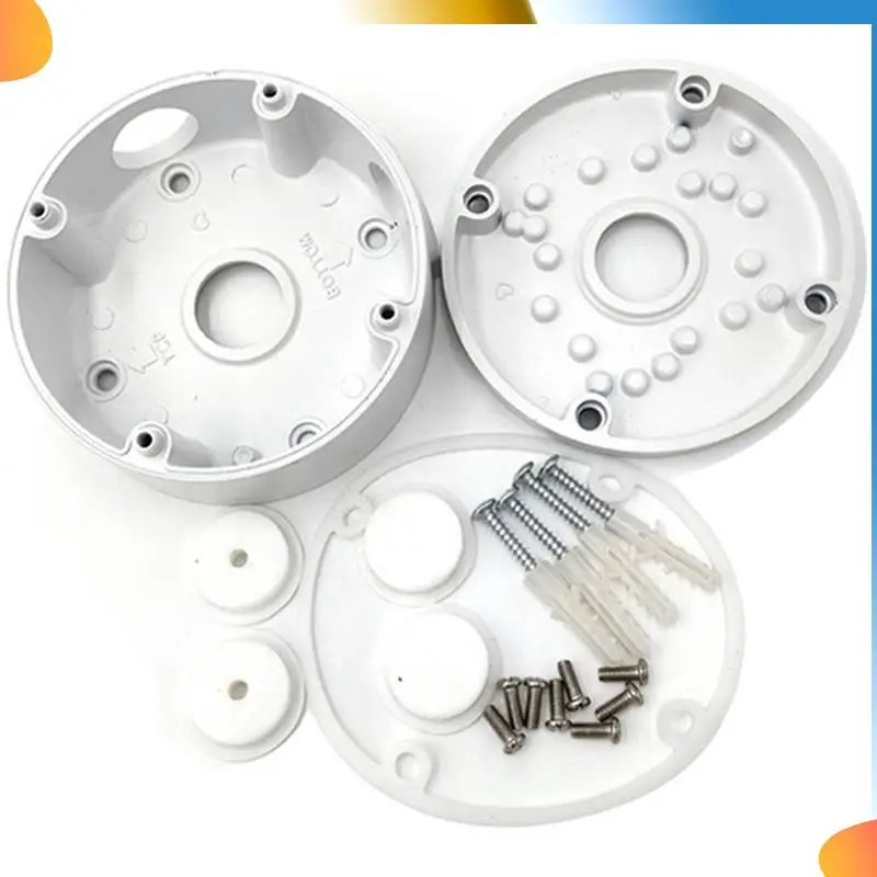 

B48A 8X Universal Security Camera Junction Box Mount Bracket,Outdoor Use Waterproof Wall Ceiling Mount Cable Base Boxes