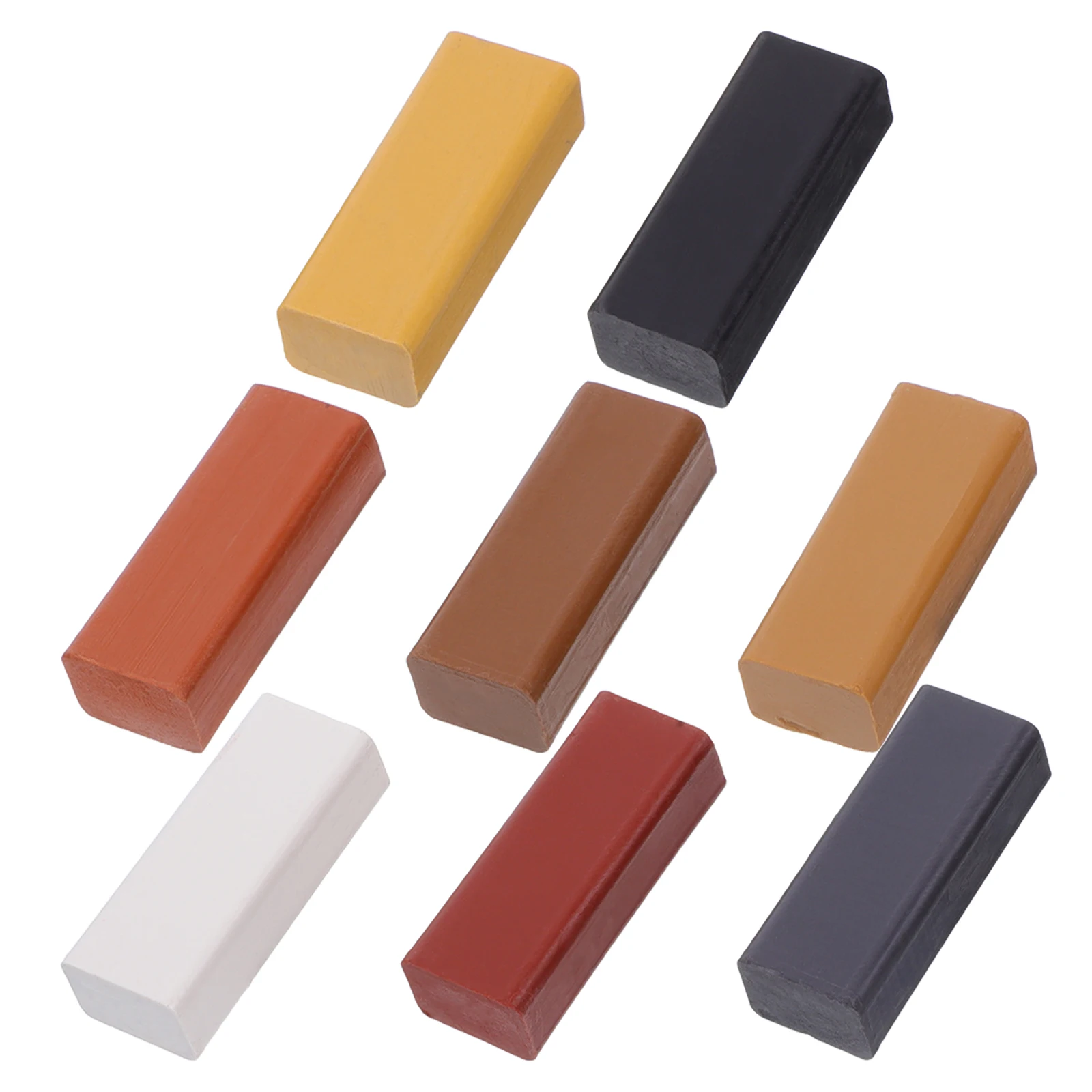 

8pcs Floor Repair Wax Furniture Crayon Wood Floors Cabinet Scratch Hardener Resin Durable Fix Solution Versatile Tool Wax