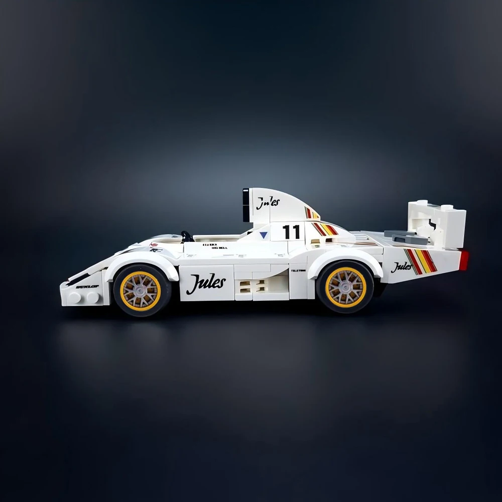 Serie da corsa Modello MOC Building Blocks WEC IMSA Le Mans City Car Tecnologia modulare Regalo Vacanza Assemblaggio Set di giocattoli per bambini