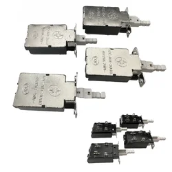 AC 250V 4A/128A DPST Self Locking Solder PCB Pushbutton Power Switch 4 Pcs