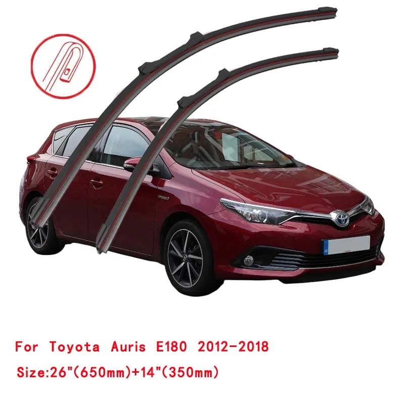 For Toyota Auris Estate E15 E150 E180 1.4 1.6 1.8 2007 2008 2010 2012 2013 2015 2017 2020 Double Rubber Car Windshield Wiper