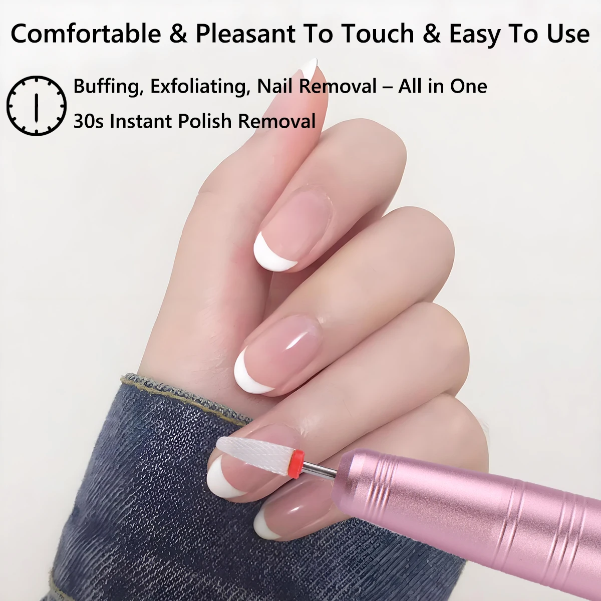 مبرد مثقاب أظافر لاسلكي احترافي لأظافر جل الأكريليك، مجموعة أدوات مثقاب أظافر محمولة لمجموعة أظافر مانيكير وباديكير #5