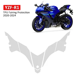 For Yamaha YZFR1 YZF-R1 TPU Paint Protection Film Transparent Motorcycle PPF Ultra-Thin Anti-scratch Parts Fit YZF R1 2020-2024