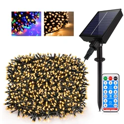 50m 100m 20m Solar Lamp LED String Garden Decoration outdoor decor Christmas Garland Rope Wire  jardim luz solar battery lamp