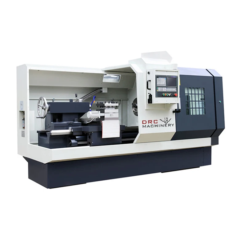 Airow CK6150 Economic Flat Bed CNC Lathe Machine Single Spindle Medium Duty Motor for Axis Disc Parts Processing