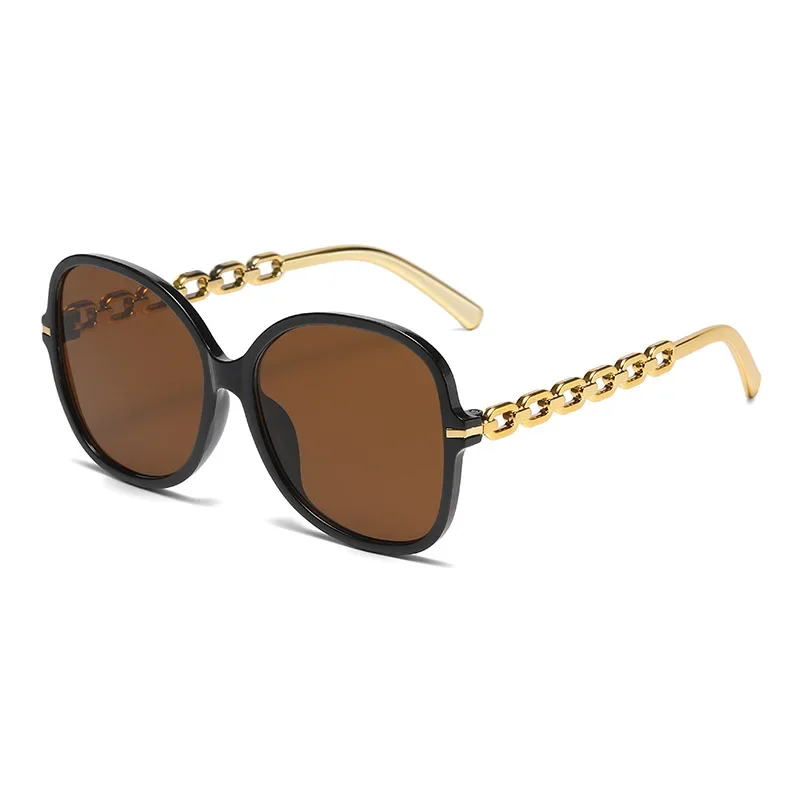 

New Vintage Round Sunglasses Women Men Circular Sun Glasses Big Eyewear for Male Female Special Shaped Glasses