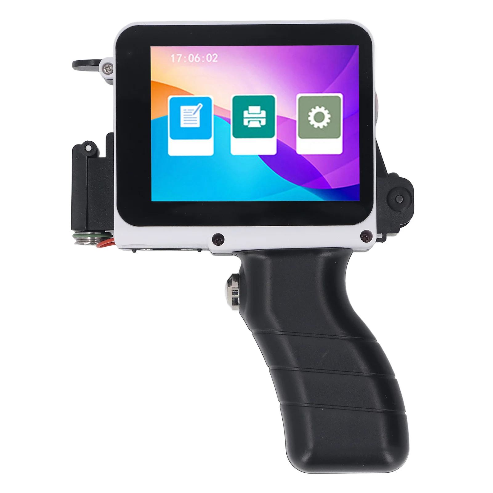 Handheld Mini Printer Portable 12.7mm Inkjet Printer Barcode Date Label Printer Accuracy 1-3 Lines 300-600DPI Adjustable