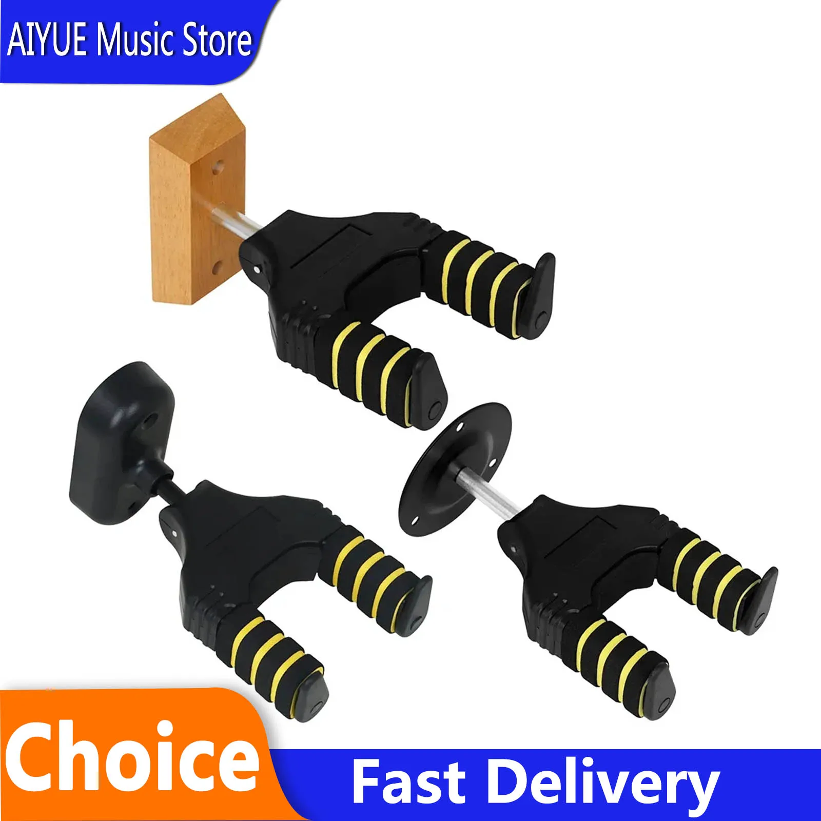 IRIN Guitar Wall Mount Stand Gravity Self-Locking Wall Bracket for Bass Violin Ukulele Banjo Mandolin Guitar Parts Accessories