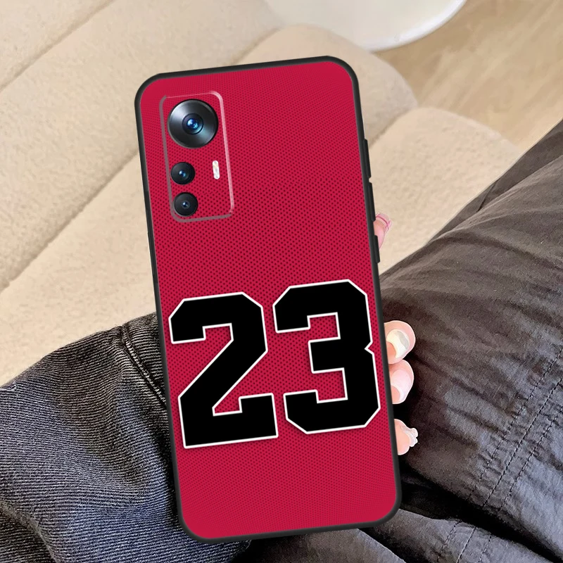 Basketball Number 23 Case For Xiaomi 17 Pro Max 15 14T 15T 17T Pro POCO X8 X5 X6 X7 Pro F5 F6 F7 F8 F9 Ultra Cover