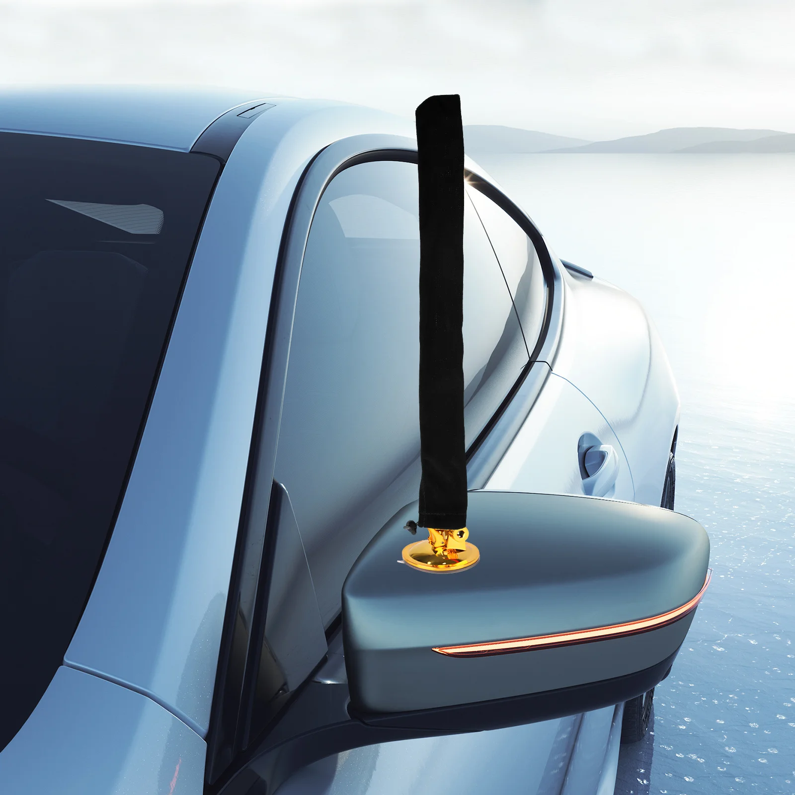 

Car Suction Cup Flagpole Cover Black Lightweight and Compact Design for Easy Carrying and Long Term Protection