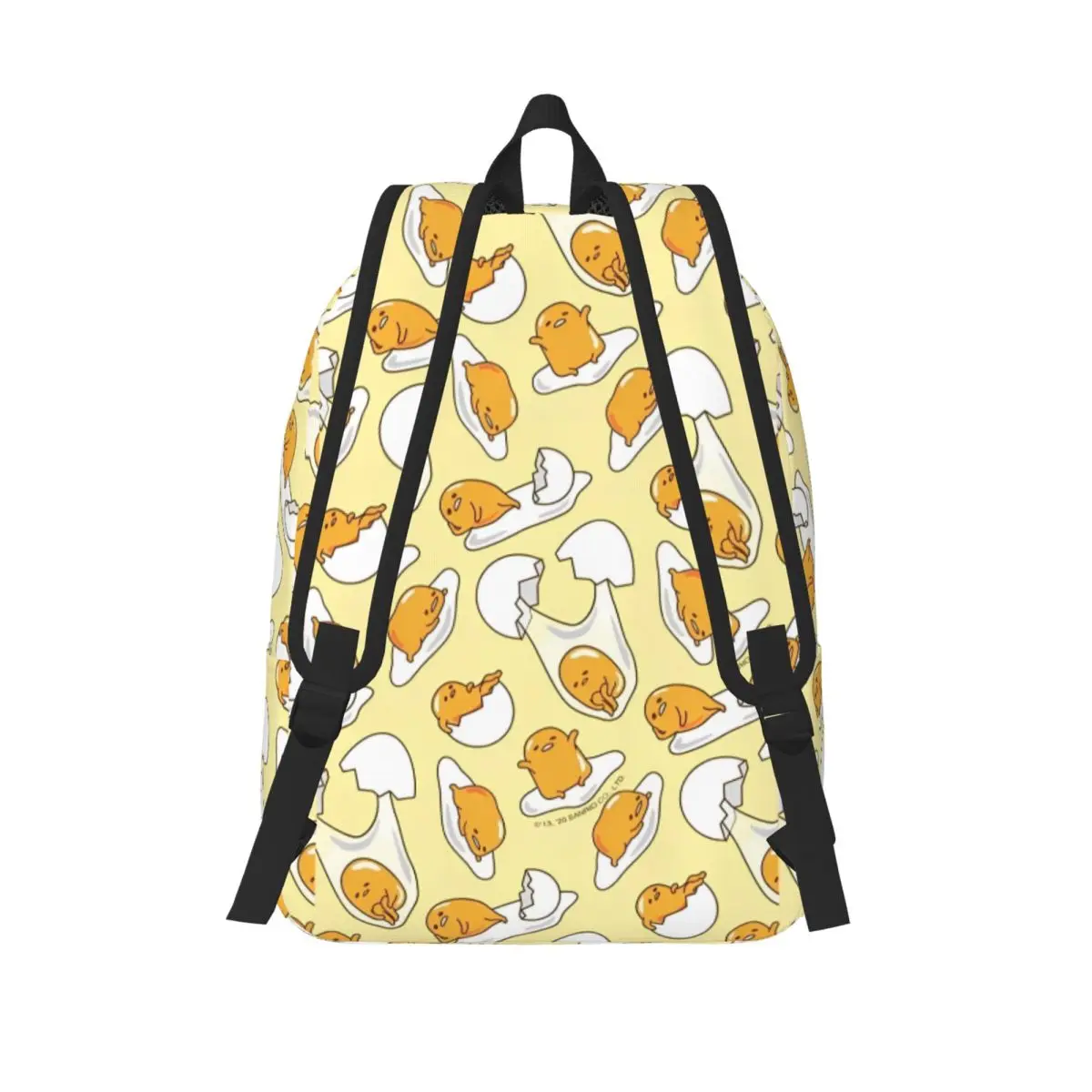 Gudetama per adolescenti Zaino scolastico per studenti Cartone animato Lazy Egg Zaino da viaggio per college medio-alto